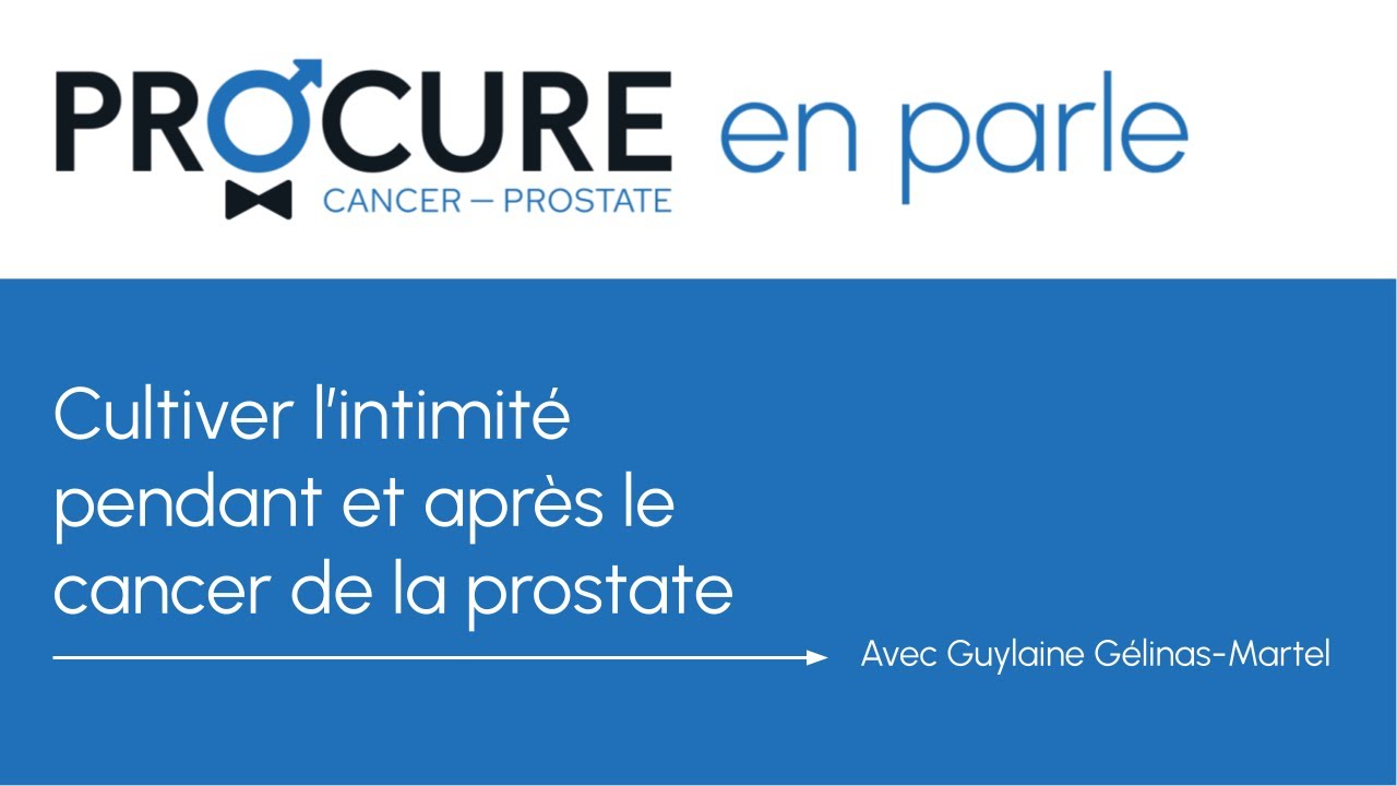 Cultiver l’intimité pendant et après un cancer de la prostate