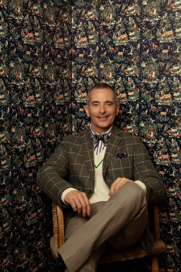 Our ambassdor Bertrand Godin proudly wearing our 2025 bow tie